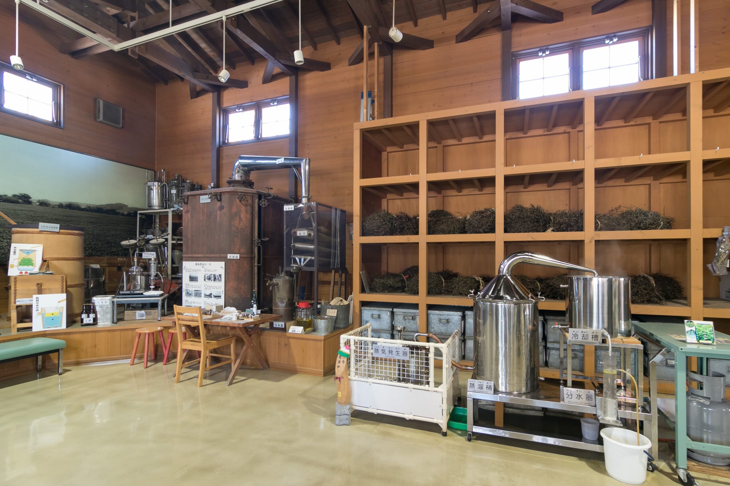 薄荷蒸留館_内観
