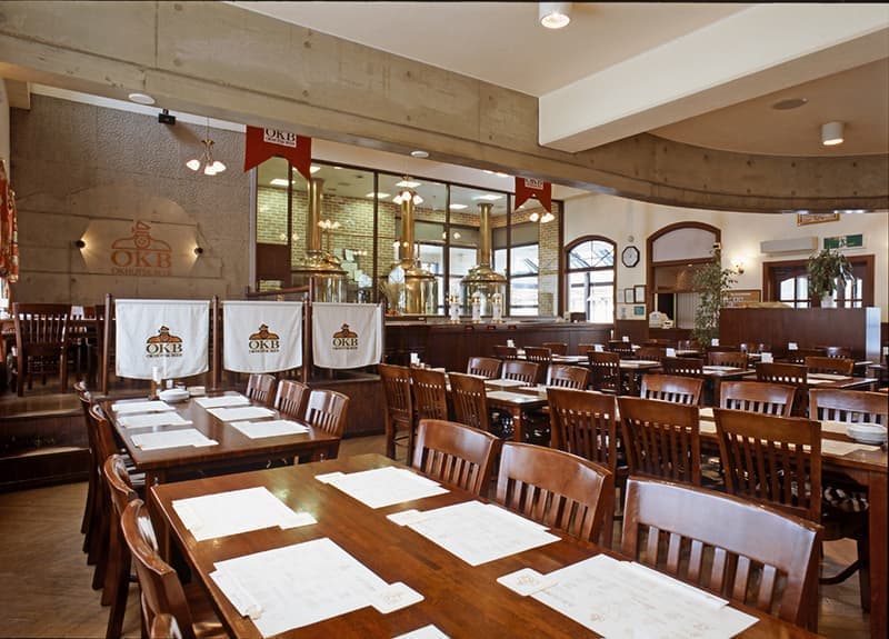 オホーツクビアファクトリーの内観